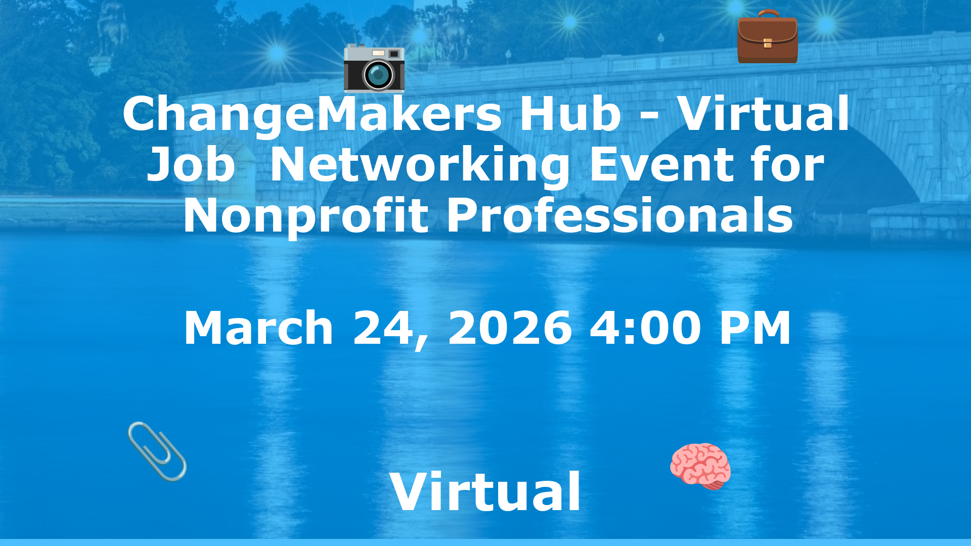 ChangeMakers Hub - Virtual Job  Networking Event for Nonprofit Professionals event image